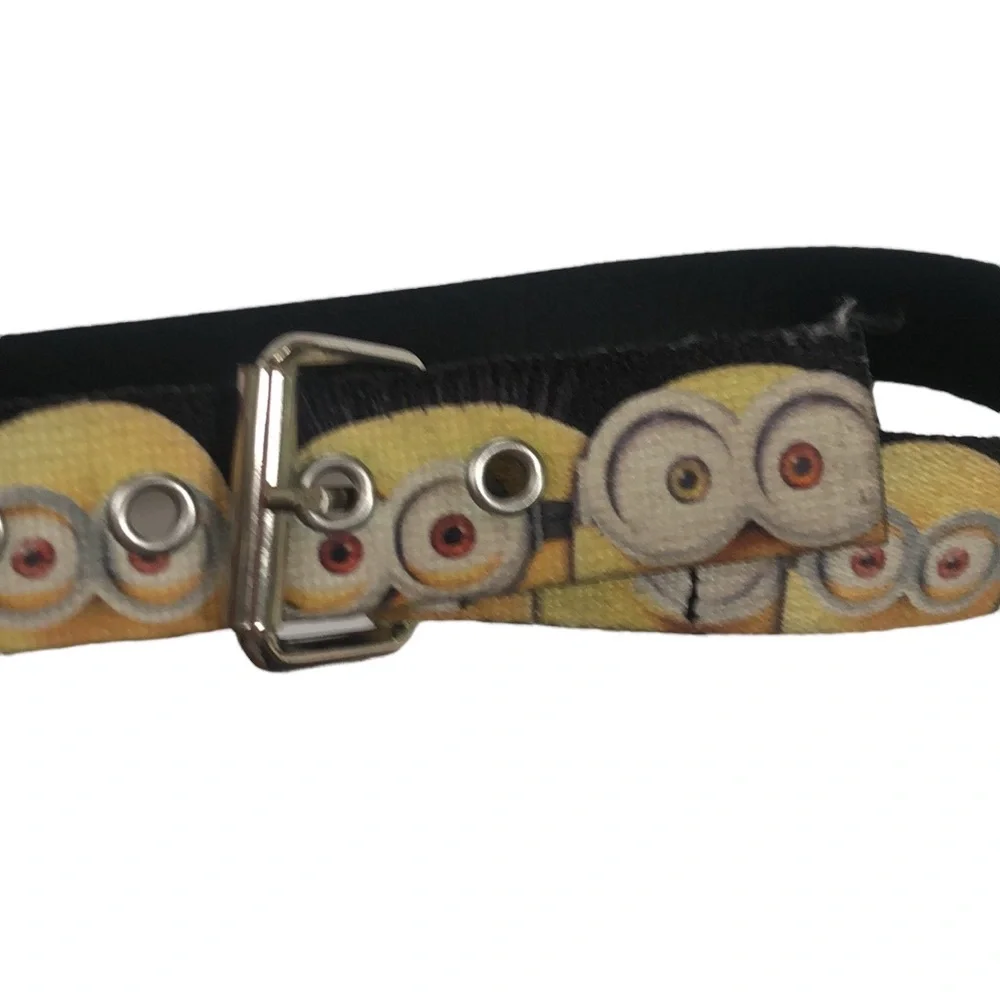 Despicable Me Minions Black Web Belt‎ Small/ Medium